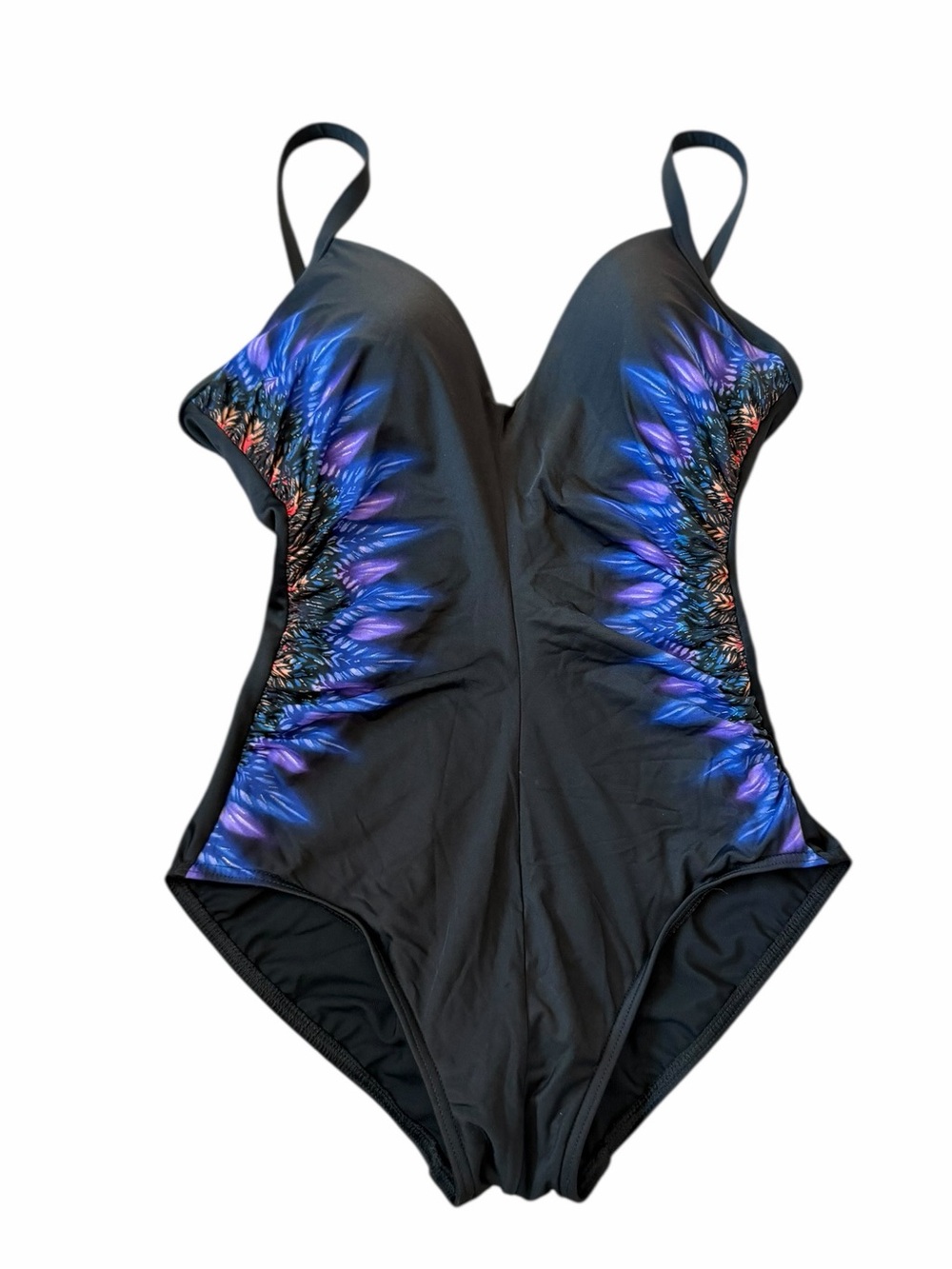 Miraclesuit Temptation Underwire Black One Piece Swimsuit Women’s Size US 8 - Picture 3 of 11